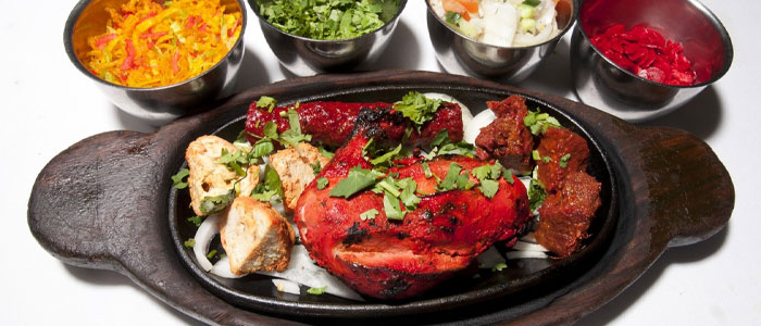 Mixed Tandoori Sizzler Grill Meal 